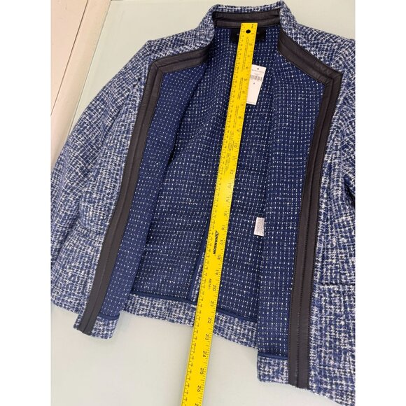 Banana Republic Blazer Textured Tie Jacket Womens Size 8 New NWT * Missing Belt* - Picture 7 of 12